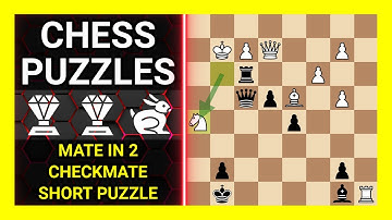 Chess Puzzles to Practice. Themes: Mate in 2, Checkmate, Short puzzle. Learn Chess