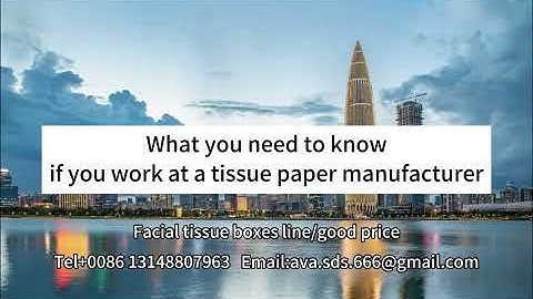 Facial tissue boxes line/facial tissue making machines price/V folding tissue paper