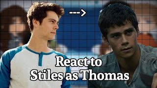 Teen Wolf reacts to Stiles as Thomas || Teen Wolf x Maze Runner || Gacha || 1/?