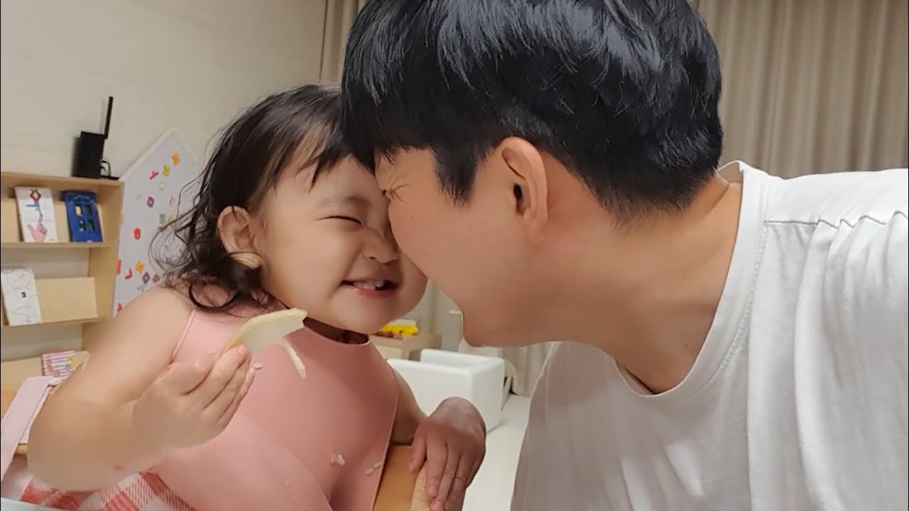 [SUB] Как быть папой, которого любит дочь. 💖Внимание !! Это видео слишком милое.💖