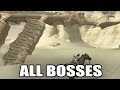 Shadow of the Colossus HD - All Bosses (With Cutscenes) HD