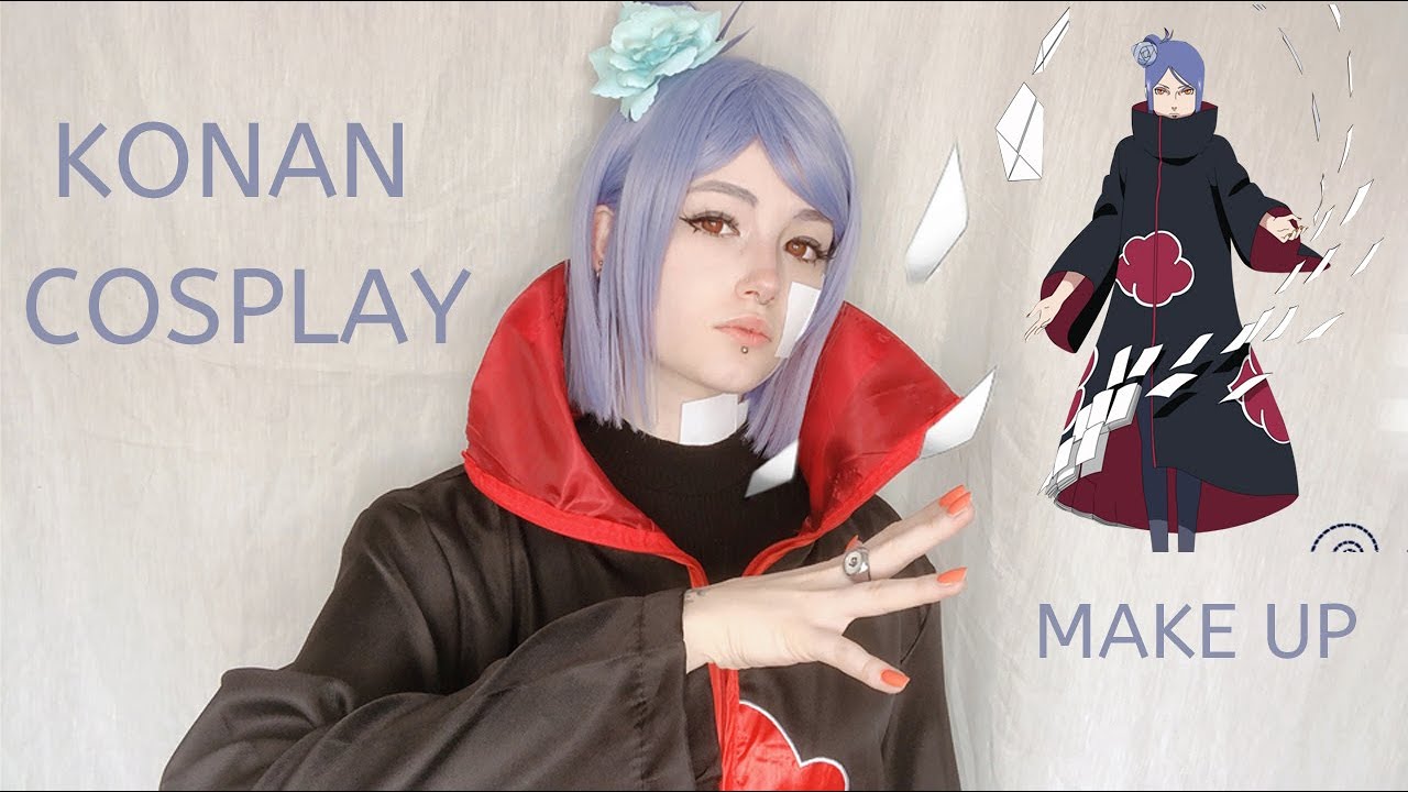 Konan Cosplay Make Up ( Akatsuki) - Naruto Shippuden - YouTube