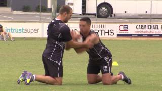 Kearney & Bromwich at Kiwis training