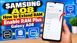 📱 How to extend ram in Samsung A08 - Enable RAM Plus Galaxy A08