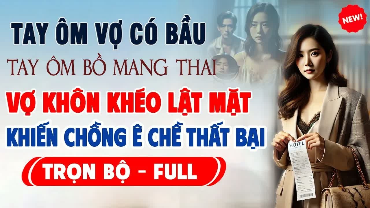 Tay bế con, tay đỡ bụng bầu xuất hiện trước mặt chồng, cô vợ khéo léo lật mặt khiến anh ê chề thất