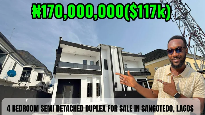 Inside a ₦170,000,000($117k) Spacious 4 Bedroom Duplex in Sangotedo Lagos