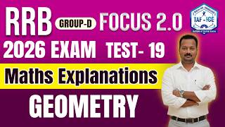 RRB GROUP D | FOCUS 2.0 TEST -19 | GEOMETRY | KUMARAVEL SIR | TAF ICE