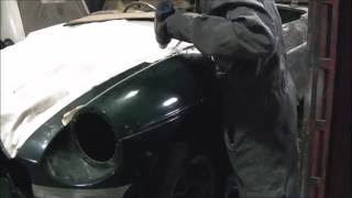 MGB bare metal prep paint removal made easy..