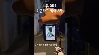 리코 GR4 손떨림방지가 좋아졌다길래 찍어봄 / Ricoh GR4