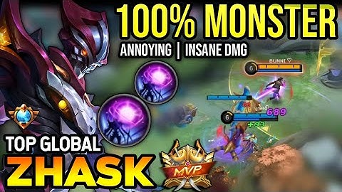 ZHASK BEST BUILD 2023 | TOP GLOBAL ZHASK GAMEPLAY | MOBILE LEGENDS✓