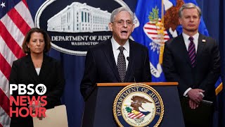WATCH: Garland announces charges against three men in Iran-backed plot to kill author and activist