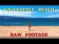 Kaanapali Beach, Maui - Raw Footage - 4K Ultra HD #maui #hawaii #kaanapali