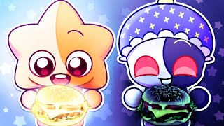 🍼BABY SUN VS MOON | Light VS Dark MUKBANG - FNAF Security Breach ANIMATION [KIKICK!]