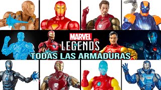 Todas las Armaduras de Iron Man (Tony Stark) | Marvel Legends Series Figuras Hasbro Avengers