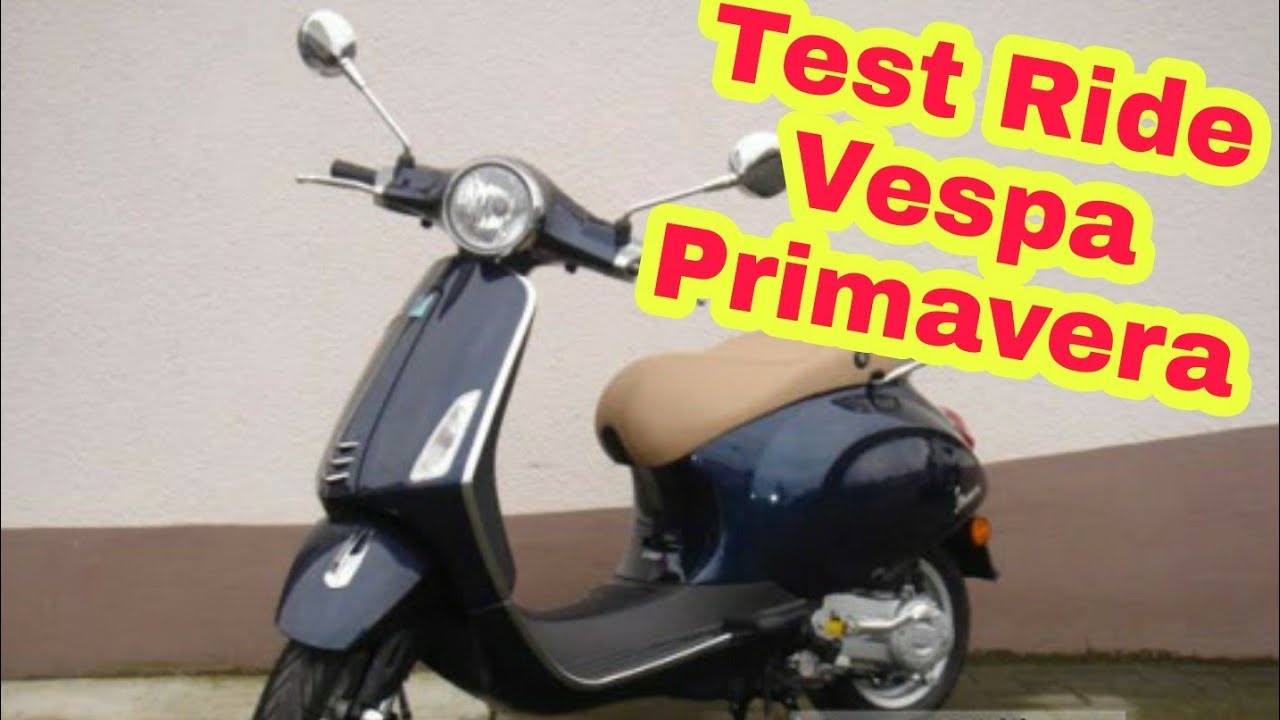 Test Ride : Vespa Primavera 49cc 2T