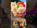 balon bunga matahari putih dan warna warni