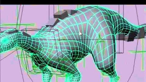 Basic Modelling and Rigging - Camptosaurus (dinosauro)