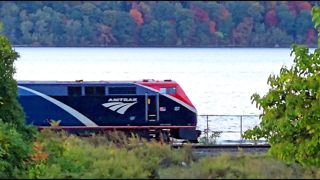 🚆AMTRAK P42DC Unit #87 Hudson Line in Spuyten Duyvil🚆