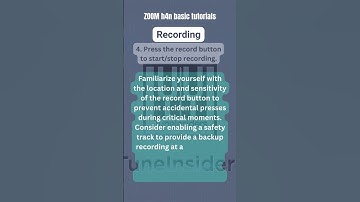 4. Mastering The Zoom H4n Recorder: Record Button #guide #zoomh4n #recordingartist
