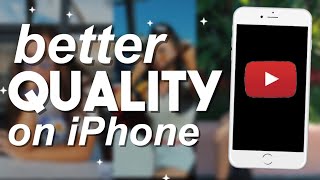 How To Get HIGHER QUALITY VIDEO FOOTAGE on iPhone