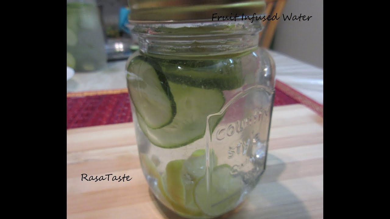 How to make infused water | Lemon, cucumber, Ginger and Mint 