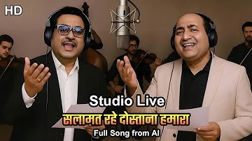 Studio Recordin Full Video, Mohammed Rafi and Kishore Kumar