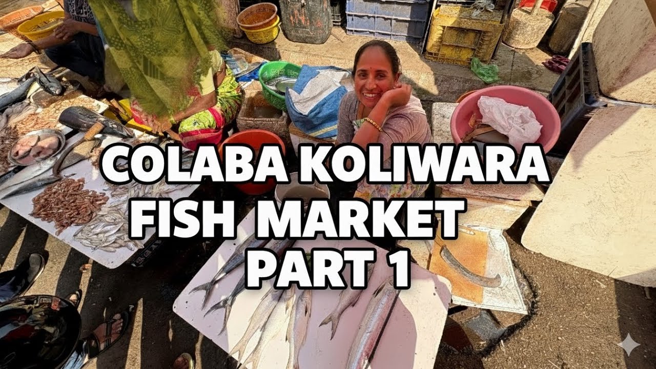 मुंबईचं खरं कोळीजीवन | कुलाबा कोळीवाडा फिश मार्केट Vlog | मुंबईच्या कोळीवाड्यातील सकाळ #koli