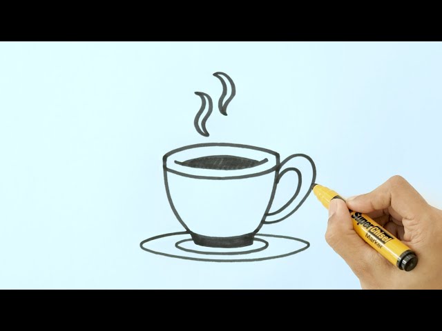 Coffee sketch Royalty Free Vector Image - VectorStock