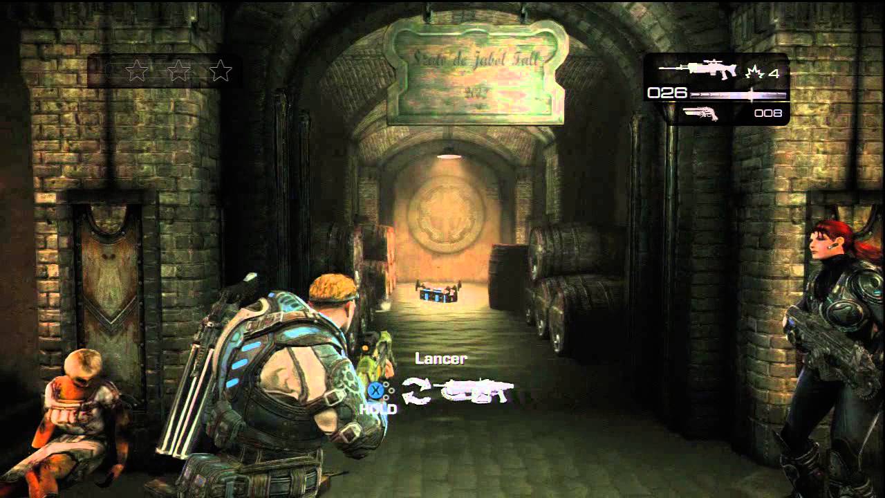 Gears of War: Judgment - Riverwalk District: Markza UIR Semi-auto Rifle Introduction Scene Xbox 360