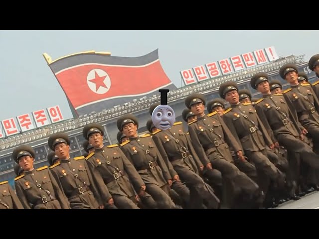 North Koreans Marching To The Fat Controller Theme Youtube - der kaiser uniform roblox