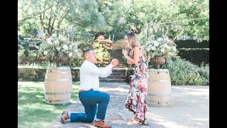 Surprise Proposal at Napa Winery