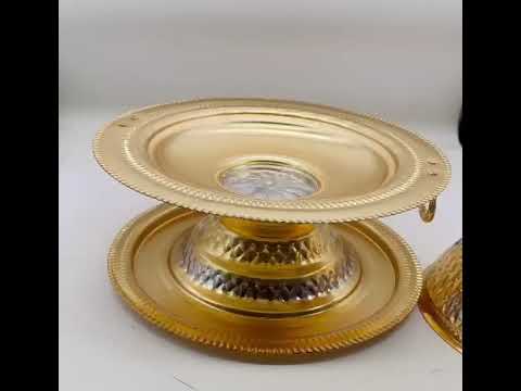 تمرية كبير ستنالس ستيل ذهبي فضي