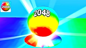 2048 Ball Run Challenge Game - Ball Run 2048 Color Race ! All Levels Gameplay (100-105) android, ios