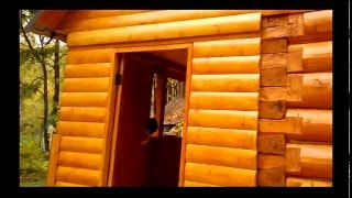Баня из осины 6:3(Баня большая, просторная с террасой и зоной отдыха., 2016-01-15T15:40:01.000Z)