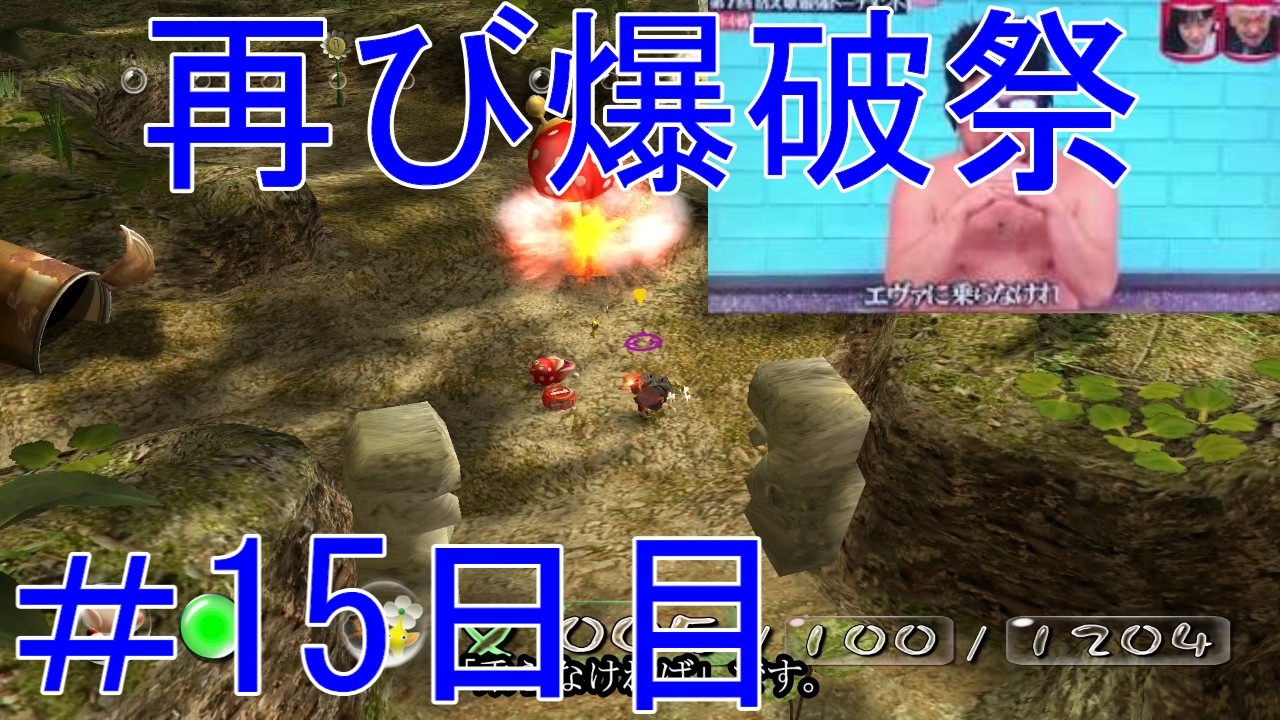 【ゲーム実況】【switch版ピクミン】ピクミン死んだら即リセット編15日目