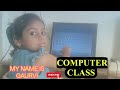 First day my Computer classe. My name is garvi 8 year old. 🖥️🖥️🖥️🖥️ #jadiyacomputer #computer