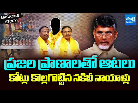 Special Story on TDP Fake Liquor Mafia | Chandrababu | Jayachandra Reddy | Sakshi Magazine Story - SAKSHITV