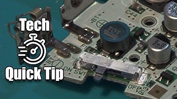 Tech Quick Tip: Gameboy Advance Power Switch Repair!
