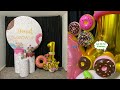1st Birthday Donut Balloon Decoration
