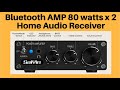 Hookup those old speakers with this affordable bluetooth amp - 80watts x 2