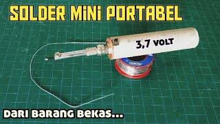 cara membuat solder mini portabel sederhana