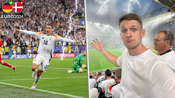 LIGHTNING STOPS the MATCH! GERMANY STRIKE DENMARK OUT
