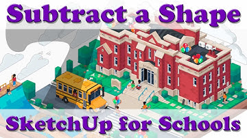 Subtracting one Shape from Another in SketchUp