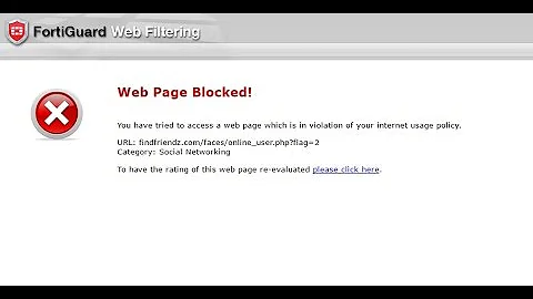 How to bypass/unblock websites fortiguard Webfilter using simple menthod