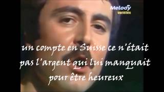 Michel Delpech - Ce lundi là (Lyrics) chords