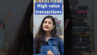 SFT (Specified Financial Transaction) reporting | High Value Transactions | #incometax #shorts