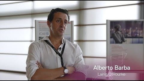 Alberto Barba from Laing O´Rourke in ICAE 2018