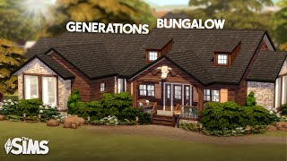 Generations Ranch Bungalow with 6 bedrooms for 8 sims in Chestnut Ridge 🐴 || The Sims 4: Speed Build News