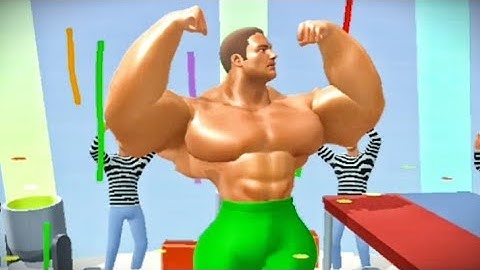 Max Level Muscle Rush - All Levels 1-10 Gameplay Andriod,ios Walkthrough