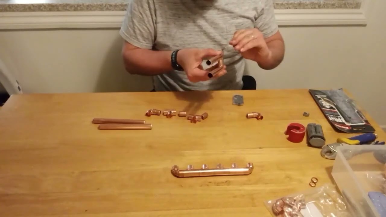 Making a trivet out of copper pipe